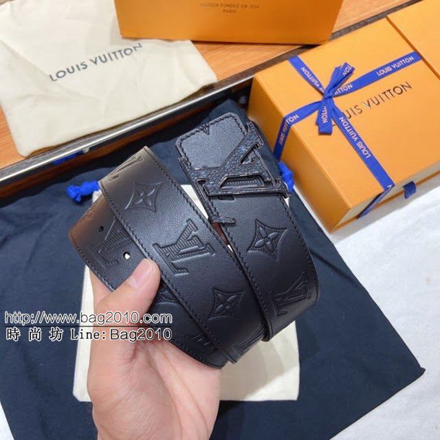 LV新款男士皮帶 路易威登雙面牛皮腰帶  jjp1968